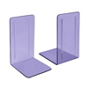 Bookends Plastic Clear Purple